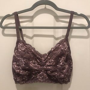 Montelle Cup-Sized Lace Bralette 32DDD(F)/G US